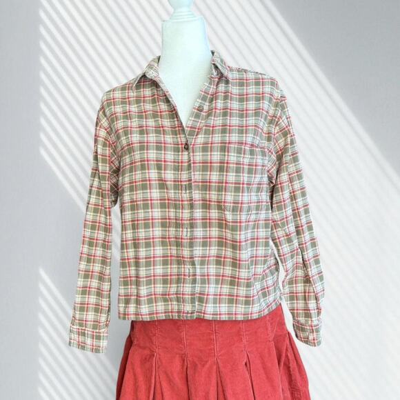 Vintage woolrich plaid button up shirt - Picture 3 of 4